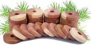 ACMETOP Aromatic Cedar Blocks for Clothes Storage, 100% Natural Cedar Balls Hangers, Storage Accessories Closets & Drawers (30 Pack)