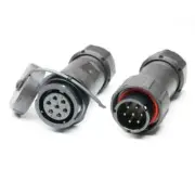 RS Pro CIRCULAR CONNECTORS 1-Pair 30A 500V IP67 5-Contacts Plug/Socket, Screw