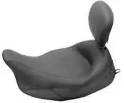Blk Super Touring Solo Seat w Backrest Extended Reach Harley Tri Glide 2009-2021