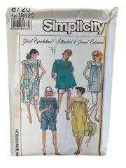 Simplicity Sewing Pattern 8720 Dress Pants Shorts Misses Size 18-20