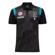 Port Adelaide Power AFL 2022 Macron Media Polo T Shirt Sizes S-3XL!