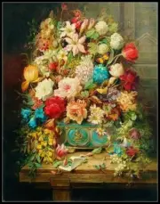 Chart Needlework DIY - Counted Cross Stitch Patterns - Flowers and Butterflies