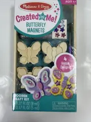 Melissa & Doug Created by Me! Butterfly Magnets Wooden Craft Kit 9515