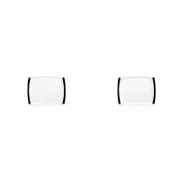 2PK Dexas Concave Silicone 20x28cm Cutting Board - White