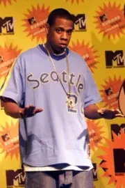 Jay Z backstage at the MTV Europe Music Awards 2002 in Frankfurt Old Photo 1