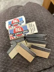 Vintage 1941 PAL Single Edge Ground Razor Blades 3 Blade Pk & 4 Blade Pk + 6 Mor