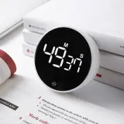 Rotating Magnetic Silent Timer – LED Countdown for Kitchen & Study