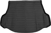 X AUTOHAUX 1 Pc Cargo Liner Rear Trunk Mat for Toyota RAV4 2013-2018 Anti-Slip TPE Black Rear Trunk Cargo Luggage Boot Tray Mat Flat Face Long Stripe Pattern