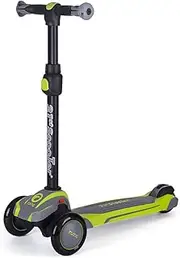 [XCVMKH] Children's Scooter One-Click Folding Height Adjustable Widening and Thickening Belt Shock-Absorbing PU Wheels Suitable for Boys and Girls Over 2-12 Years Old to Ride Scooters