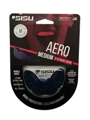 SISU Aero NextGen MouthGuard Mouth Guard 1.6mm Thin Noble Navy Adult Size Medium