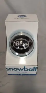 Blue Snowball USB Wired Condenser Microphone Brushed Aluminum