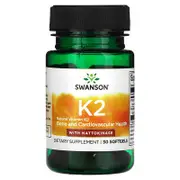 Swanson, Vitamin K2, 30 Softgels