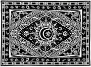 Wall Tapestry | Tapestries Trippy Bohemian Moon Stars Space,Beach Towels Home Decor Yoga Mats Blankets Multifunctional Decoration Dorm Living Room Shwing