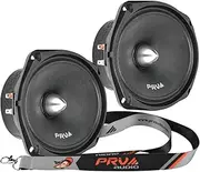 PRV AUDIO 2X 69MR500-4 Bullet Midrange 6x9 Speakers 500 Watts Program Power, 4 Ohm High Performance Pro Car Audio Loudspeaker with 1 Exclusive Lanyard (2 Speakers)