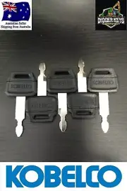 5 x Kobelco Logo Excavator Plant Digger Keys K250 Set of 5 FREE POSTAGE
