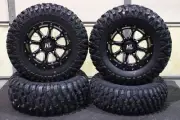 SCRAMBLER XP1000 27" STREET LEGAL (DOT) 14" HL4 ATV TIRE & WHEEL KIT POL1CA
