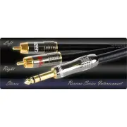 CEntrance Reserve Series audiophile Y-cable w/stereo 1/4" plug to Dual-RCA plugs