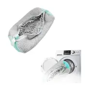 Reusable Mesh Laundry Shoe Washing Bag with Zipper Sneaker Chenille Wash Cleaning Bag