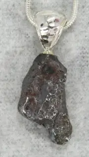SIKHOTE-ALIN METEORITE PENDANT $69 Sterling Silver Jewelry STARBORN SA69-P12