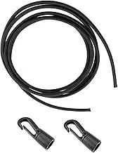 SEWACC 1Set Elastic Bungee Cord with Hooks Outdoor Kayak Tie Down Straps for Camping Hiking Sailboat Tent Stabilization Durable Reliable Bungee Ropes for Secure Fastening