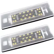 2x LED License Plate Light Lights for Fiat Panda 2003- Type 169 312
