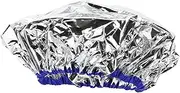 TOVINANNA 1pc Hair Mask Cap Thermal Cap Foil Coloring Cap for Hair Thermal Caps Waterproof Hair Cap Conditioning Caps Hair Styling Tool Shower Cap Silver Aluminum Foil