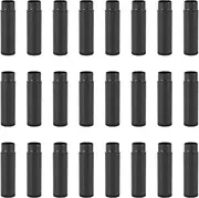 FRCOLOR Bulk Travel Container Empty Lip Tubes, empty plastic lip balm tube travel lip balm tube lip balm containers 25pcs Lip Gloss Black Womens