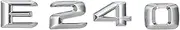 SCPCKZETZN for W211 W212 E-Class E240 Trunk Lid Rear Emblem Badge Letter Decal