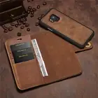 Case for iPhone 13/12/13, Galaxy Note20 U Cover Real Genuine Leather Flip Wallet