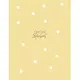 Inverse Yellow Pastel Stylish Modern Dotted Notebook, Dot Grid Sketcher (8.5x11) Large Journal: Ideas Book, Calligraphy, Drawing, 110 Pages, Dot Grid: