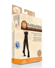 Therafirm Thigh High Stocking - Compression, Comfortable, Therapeutic, 15-20mmHg
