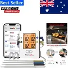 Digital Cooking Thermometer with 4 Probes and Bluetooth - Perfect for All Meats
