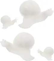MUELODSIC Create Unique Models 4pcs Resin Snail Fillers Mini Epoxy Mixers Micro Landscape Accessories