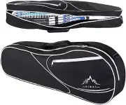 Himal 3 Racquet Tennis-Bag Premium tennis-racket-bag With Protective Pad�Prof...