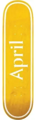 April Skateboards OG Logo Skateboard Deck - 8.25" x 31.92"