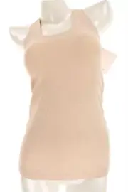X by Gottex 258180 Peach Skin Collection Blush Heather Activewear Tank Size XS