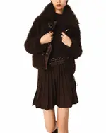 Maje Short Boucle Coat