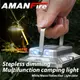 Amanfire LED 野營燈 - 用於露營、應急和家庭照明的戶外充電燈 - 用於電源切割的帶強力燈泡的掛燈