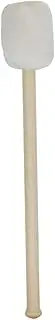 NULYLU 1Set Wooden Drum Mallets with Cashmere Head Durable Percussion Sticks for Beginners Professionals for Bass Drums and Marching Bands