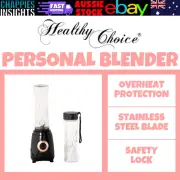Healthy Choice Portable Personal Blender, w/ 2 400ml Non-BPA Bottles