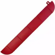 RevTime Edge & Corner for Interlocking Patio,Garage Floor Tiles 10' Type B Red