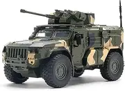 Die-cast Exquisite 1:32 SWAT Armored Police Car Model Metal Diecast Pull Back Shock Absorption Heavy Truck Collection of Vehicles Miniature Vehicle(Green)