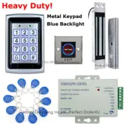 Metal 125KHz RFID Card+Password Door Access Control Kit+Waterproof Magnetic Lock