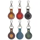For Apple AirTag Leather Loop Holder Keyring Carry Case Air Tag Tracker Ai YHV