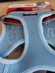 Voyager Step-in Air Dog Harness - All Weather Mesh Step in Vest Harness M Blue