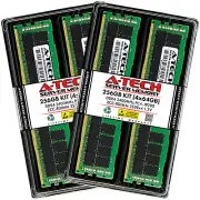 A-Tech 256GB 4x 64GB 2S2Rx4 PC4-19200R RDIMM DDR4 2400 ECC REG Server Memory RAM
