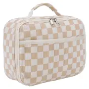 Women Corduroy Lunch Box Zipper Closure Lunch Tote Lunch Case for Work School