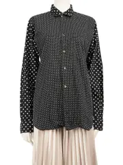 BLACK Comme Des Garcons Black Polkadot Shirt