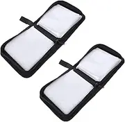 ERINGOGO 2Pcs CD Holder Pouch Capacity Vcd Storage Case Zipper Closure DVD Organizer for Car Portable Disc Storage Wallet Wear Resistant Oxford Cloth
