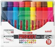 Mitsubishi Uni Prockey 18-color Set Pm150tr18cn